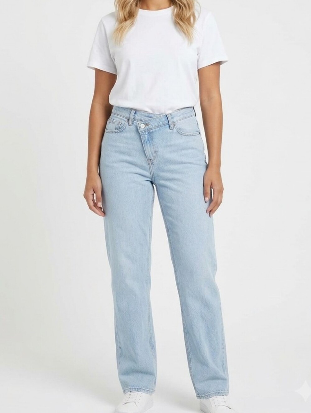 Abercrombie & Fitch The Baggy Low Rise Curve Love Jeans 6 Extra Long Crossover
